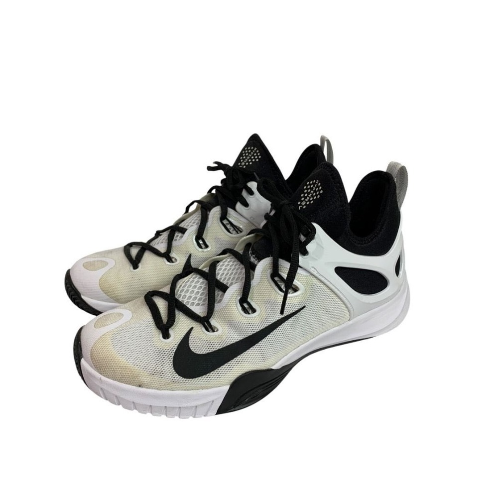 Size 11.5 Nike Mens Sneakers Basketball Shoes White Black 705370-100